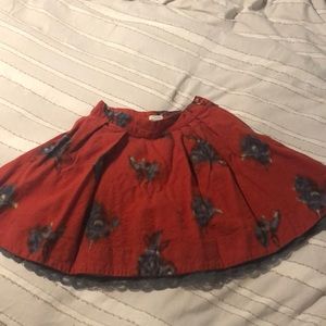 Anthropologie mini skirt